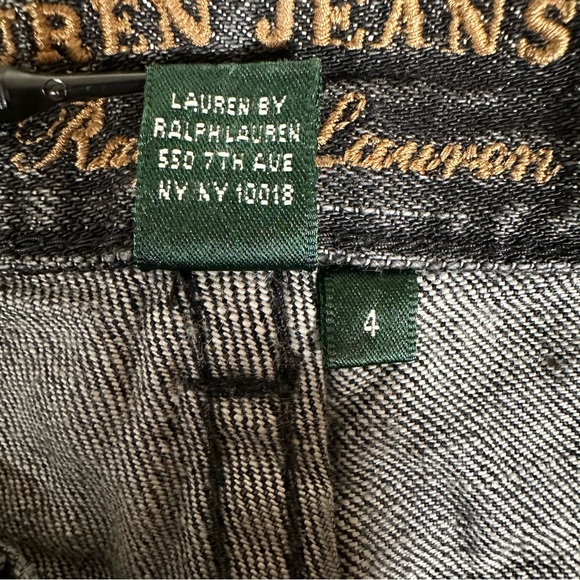 Ralph Lauren Jeans Women Size 4 Gray Denim Bootcut Cotton Blend EUC - Picture 8 of 14